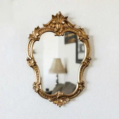 Ornate Round Mirror